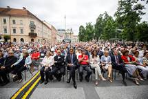1. 7. 2018, Ljubljana – Predsednik republike na osrednji slovesnosti ob 70. obletnici delovanja Zveze borcev (Ane Malovrh/STA)